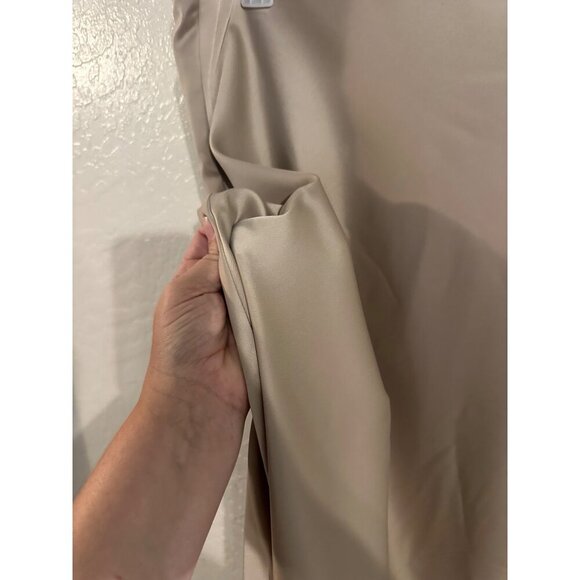 Rachel Zoe Los Angeles Plus Size Satin Midi Skirt - Picture 5 of 7